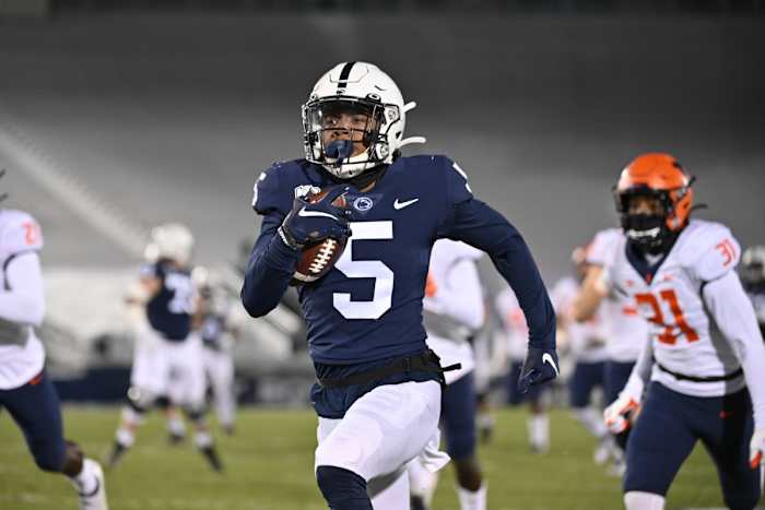 Penn State receiver Jahan Dotson (Matthew O'Haren./USA Today Sports)